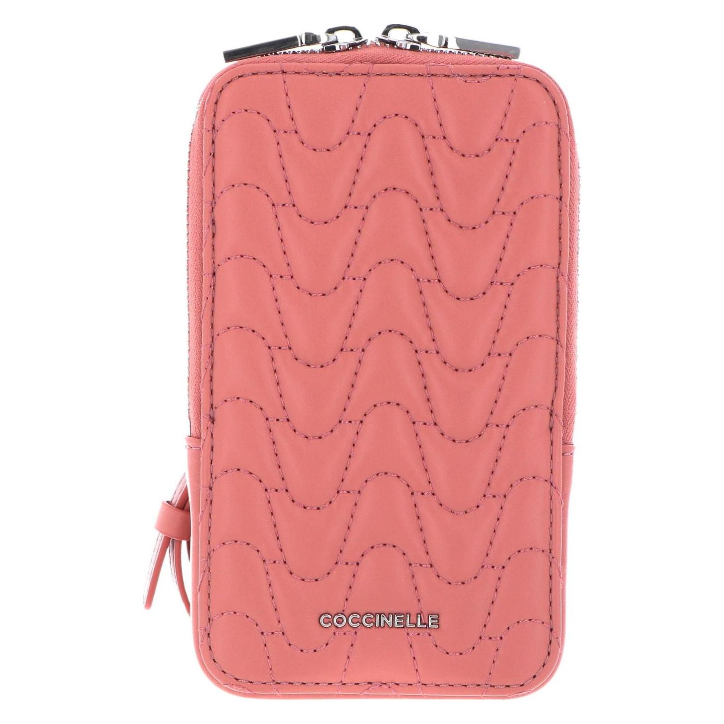 Coccinelle, Damen, Handtasche, Flor Matelasse Hi-Tech Phone Bag, Rosa