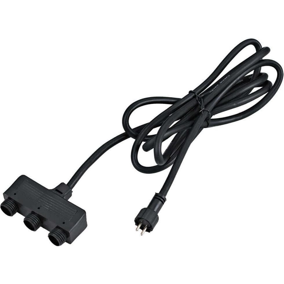 Elstead Lighting, Zubehör Beleuchtung, Collect & Connect Accessories Aussen-Garten Zubehör Plug Schwarz IP65