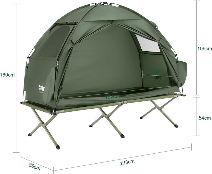 SoBuy 3in1 tent Camping tent (20 kg)