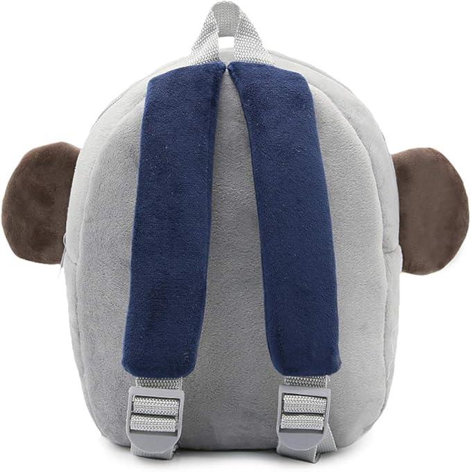 Immagine prodotto Only-Bags.Store Zaino in poliestere per la scuola, zaino in peluche con animali simpatici, borsa piccola per le