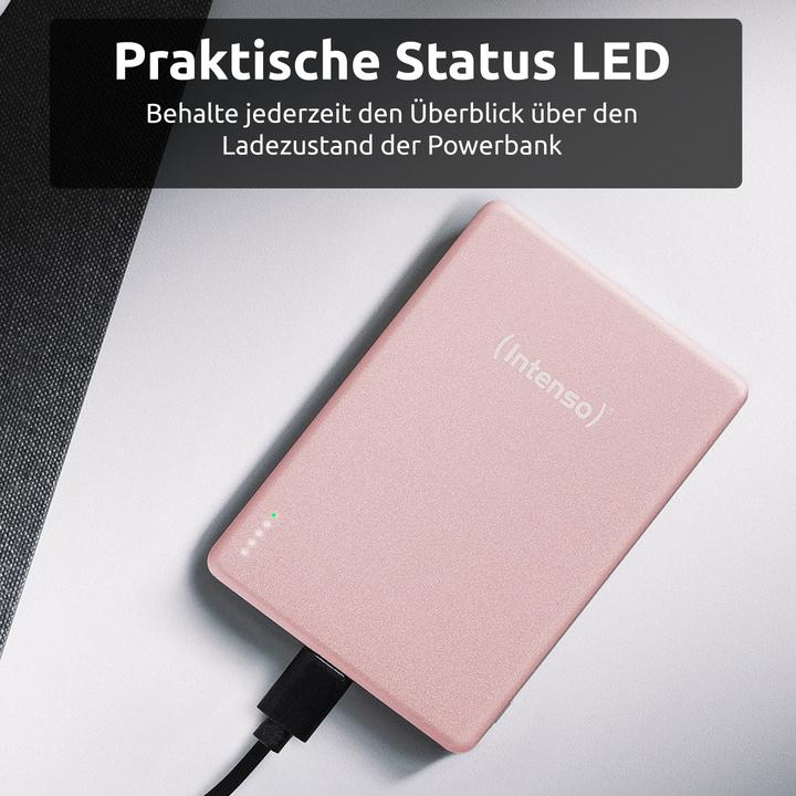 Produktbild Intenso Magn. Wireless Powerbank MW5000 5000 mAh Rosé (5000 mAh, 20 W, 19.25 Wh)