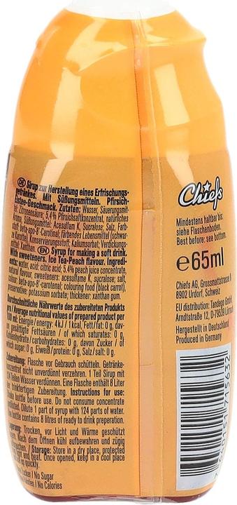 Produktbild Chiefs Zero Syrup (1 x 6 cl)