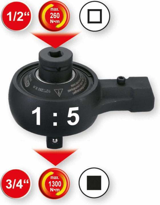 Immagine prodotto KS Tools 516.3700 (3/4", 260 Nm, 1300 Nm)