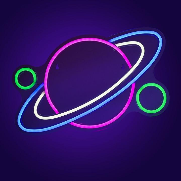 Image du produit Activejet AJE-NEON PLANET LED Néon (Multicolore, 32 cm, Intérieur)