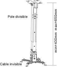 Actual product image Sunne PRO02 - Mounting kit (ceiling mount) for projector (Ceiling)