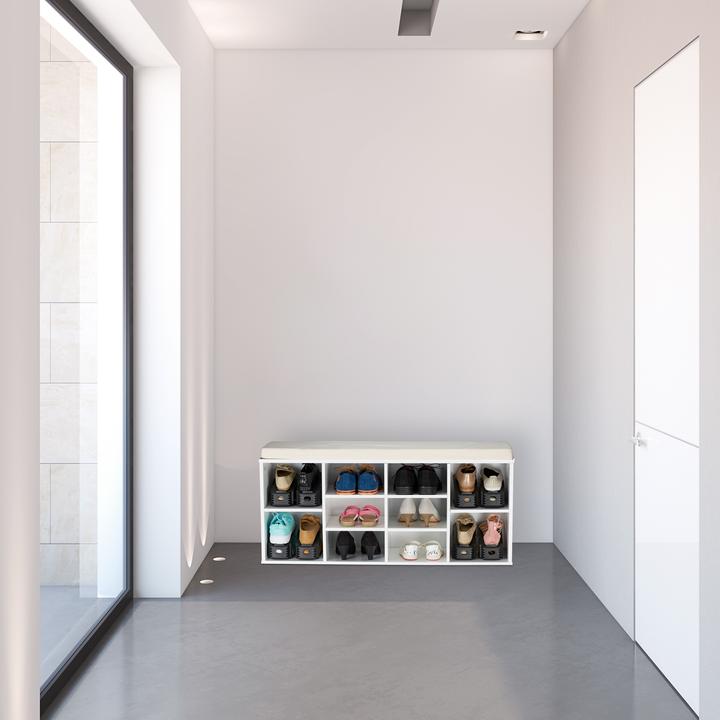 Actual product image Relaxdays Set of 20 shoe stackers