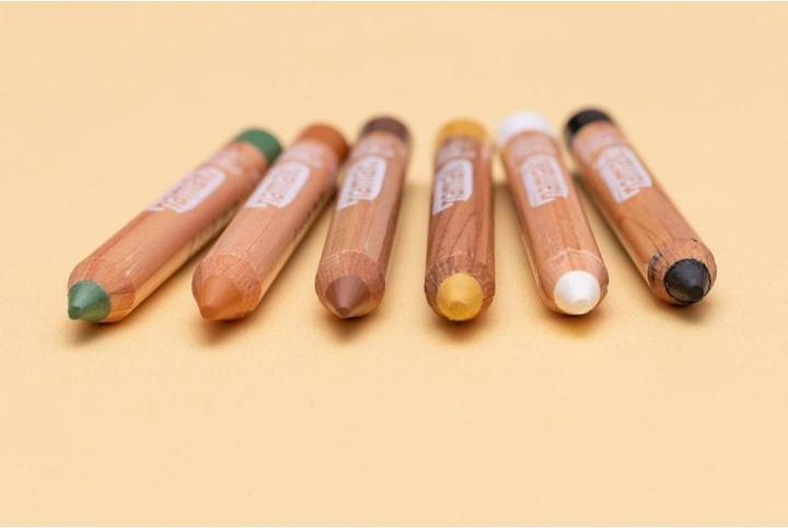 Actual product image Namaki Organic make-up pencils 6 colours, Wild Life