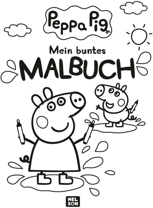 Produktbild Peppa Wutz Ausmalbilder: Mein buntes Malbuch