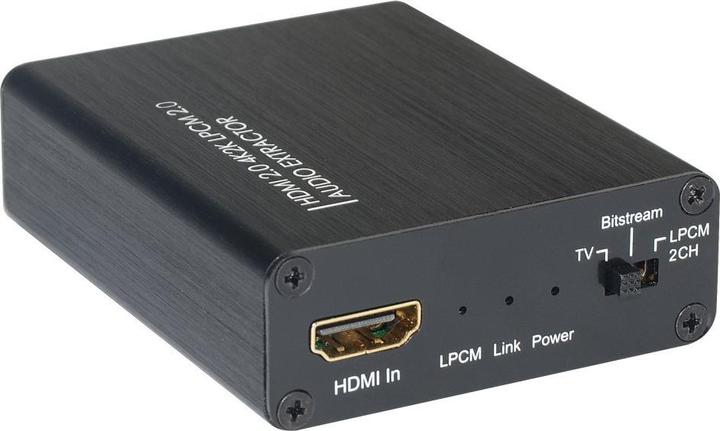 Produktbild Techly HDMI Audio-Extractor auf LPCM 2CH 3D