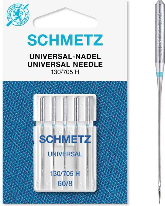 Actual product image Schmetz Sewing machine needles overlock size 80-90 5 pcs