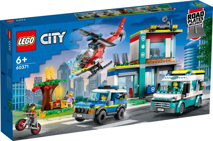 Actual product image LEGO 60371 Rescue Vehicle Headquarters (60371, LEGO City)