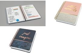 Produktbild Sigel Spiral-Notizbuch Jolie (A5, Kariert, Harter Einband)