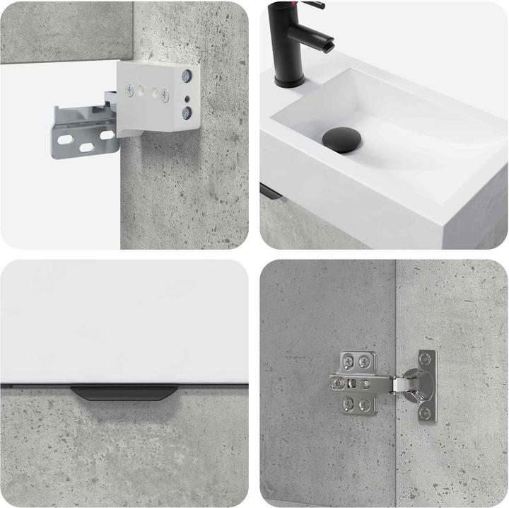 Produktbild vidaXL Badezimmerschrank (45.50 x 22.50 x 84 cm)