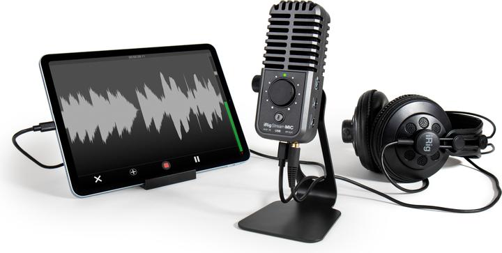 Produktbild IK Multimedia iRig Stream Mic USB - Kompaktes USB-Streaming Mikrofon