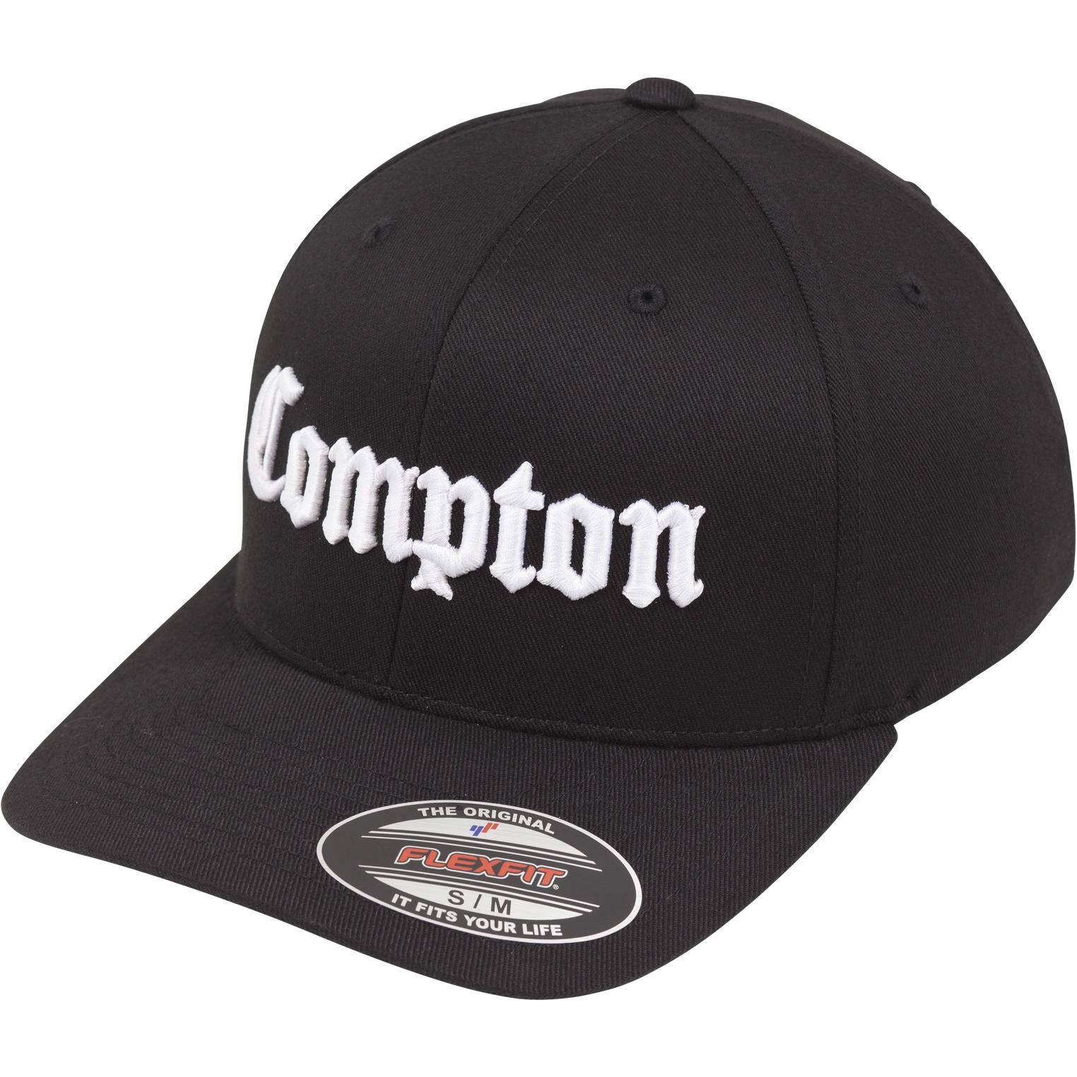 Mister Tee, Unisex, Cap, Compton Flexfit Cap, Schwarz, (L)