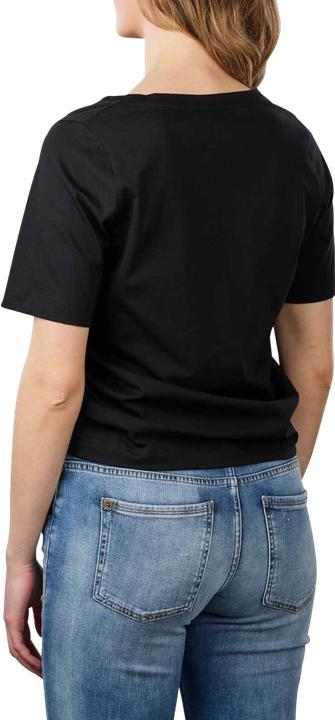 Actual product image Drykorn Jersey Jacina T-Shirt V-Neck Black (S)