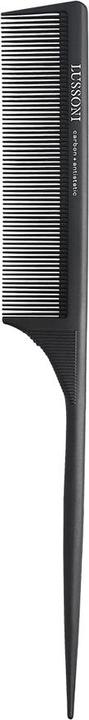 Actual product image Tools for Beauty T4B LUSSONI Lift Tail Carbon Anti-Static and Break-Resistant Comb with Fine Teeth 204