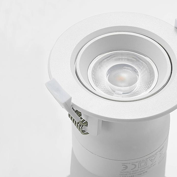 Produktbild Prios Shima LED-Einbauleuchte, weiss, 3.000 K, 7 W (450 lm)
