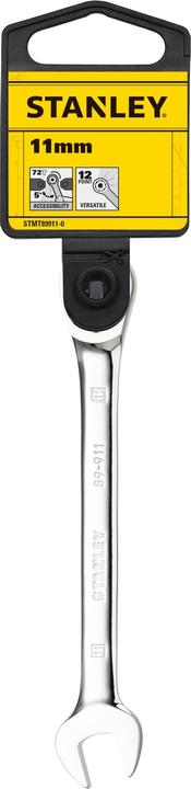 Actual product image Stanley Ratchet ring spanner (11 mm)