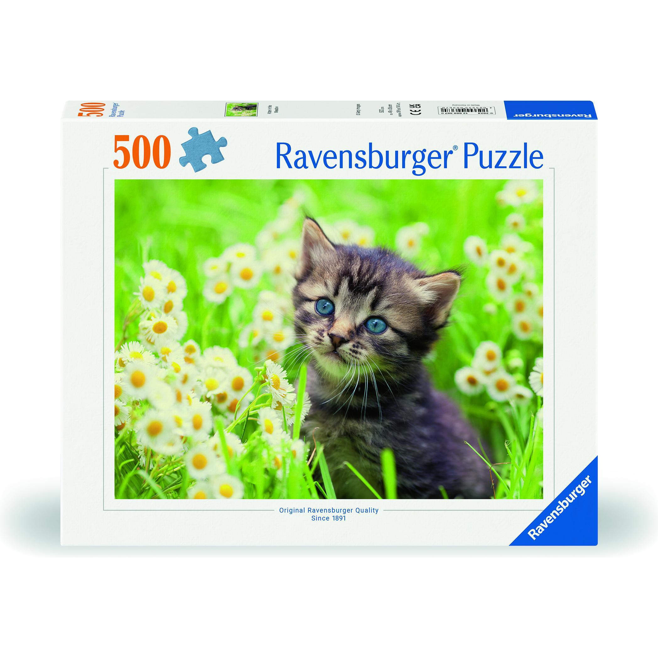 Ravensburger Kätzchen in der Wiese (500 Teile)