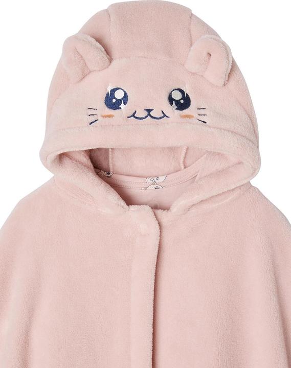 Produktbild Vertbaudet Mädchen Schlafanzug-Set: Cape mit Katzenohren, Shirt & Hose KATZE (146, 152)