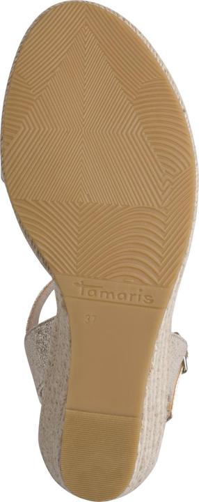 Produktbild Tamaris Espadrilles mit Absatz Gold Textil (40)