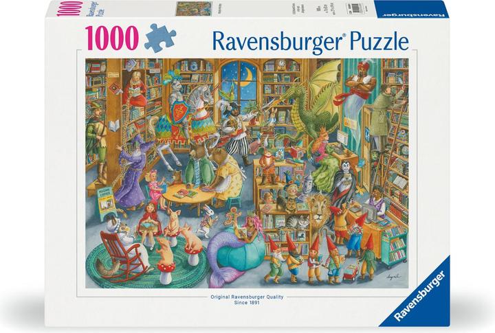 Produktbild Ravensburger Midnight in the library (1000 Teile)