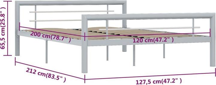 Produktbild vidaXL Lodewik (120 x 200 cm)