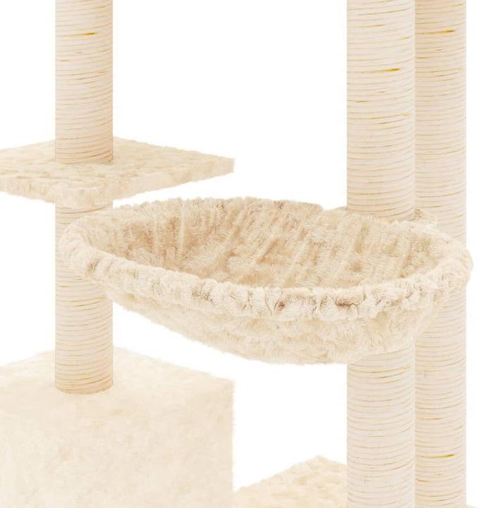 Produktbild vidaXL Kratzbaum (142 cm, Creme)