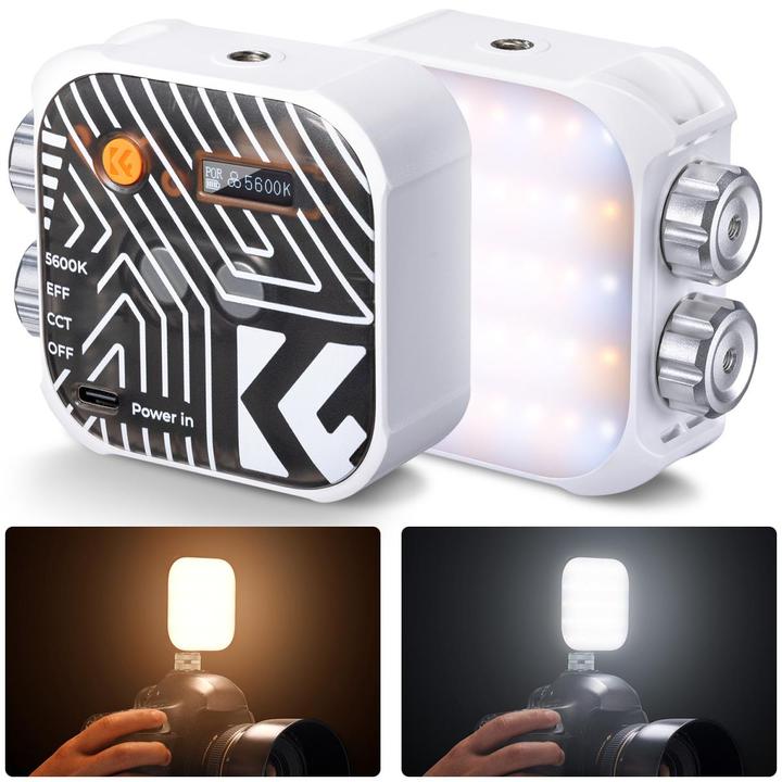 Produktbild K&F Concept Dual Color Temperature LED Video Ligtht, Built-in 2000mA battery (White) (Videoleuchte)