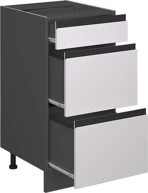 Produktbild Vicco R-Line mit Schubladen, AP Anthrazit (40 x 60 x 81.5 cm)