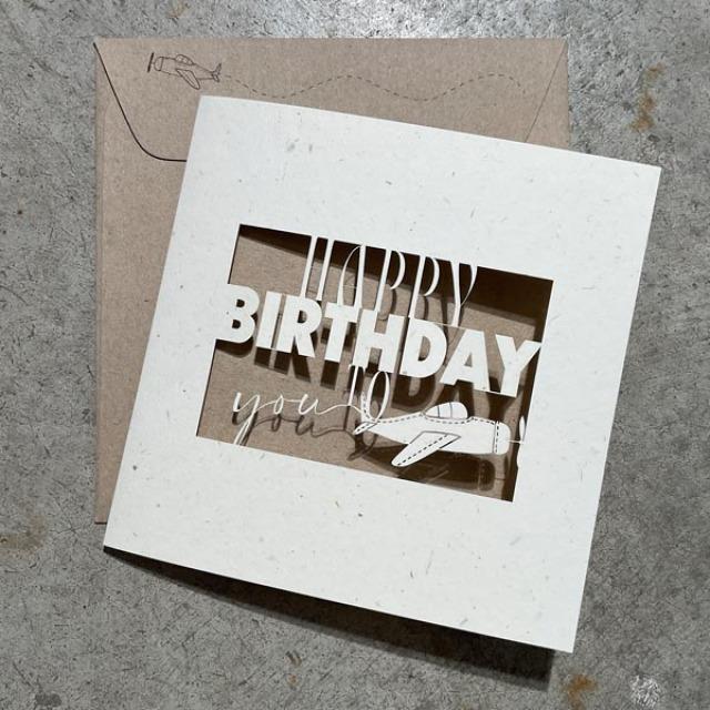 Produktbild Tell me Geburtstagskarte Flugzeug von tellme (1 Stk.)