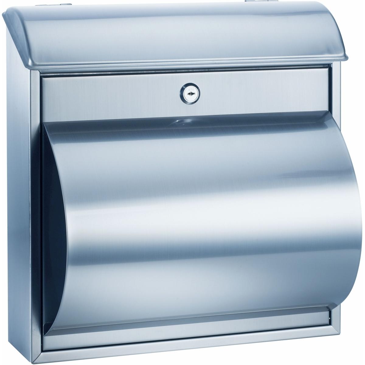 Alco, Briefkasten, Briefkasten Masse: 36 x 37 x 10/19 cm (B x H x T) Werkstoff: Edelstahl