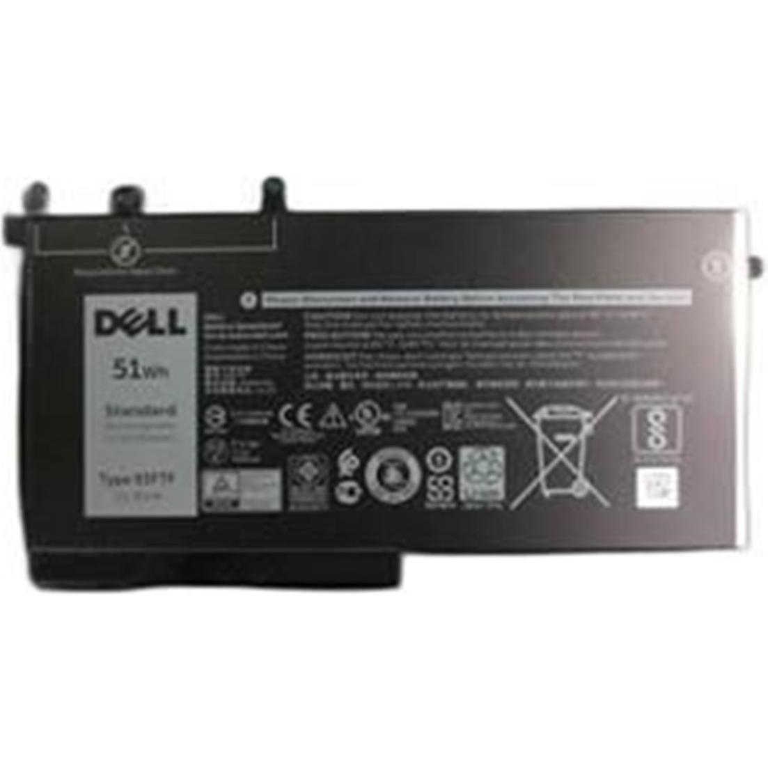 Dell Btry Pri 51whr 3c Lith Byd (3 Zellen), Notebook Akku