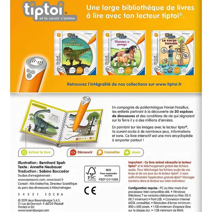 Immagine prodotto tiptoi Mini Doc Les dinosaures (Francese, 2024)