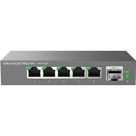 Grandstream Networkswitch GWN7701PA (8 Ports), Netzwerk Switch, Schwarz
