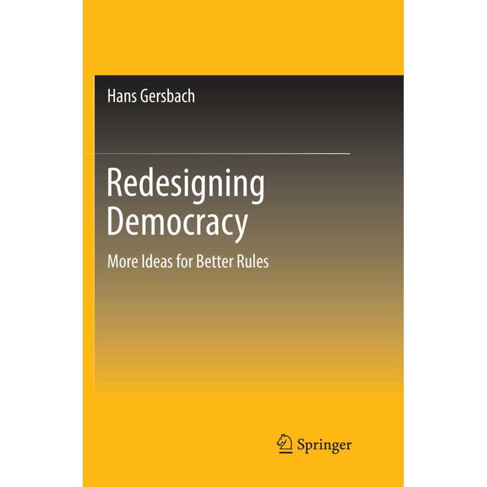 Redesigning Democracy, Fachbücher von Hans Gersbach