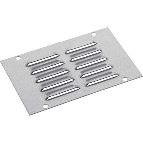 Hager HAG MES-LS01 LÃ¼ftungsschlitzflansch 1.25mm IP20 174x100 (BxT), Elektronikzubehör + Gehäuse, Grau