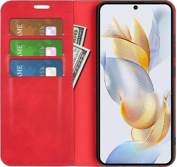 Productafbeelding Cover-Discount Honor 90 - Stand Flip Case Cover rood (Eer 90)