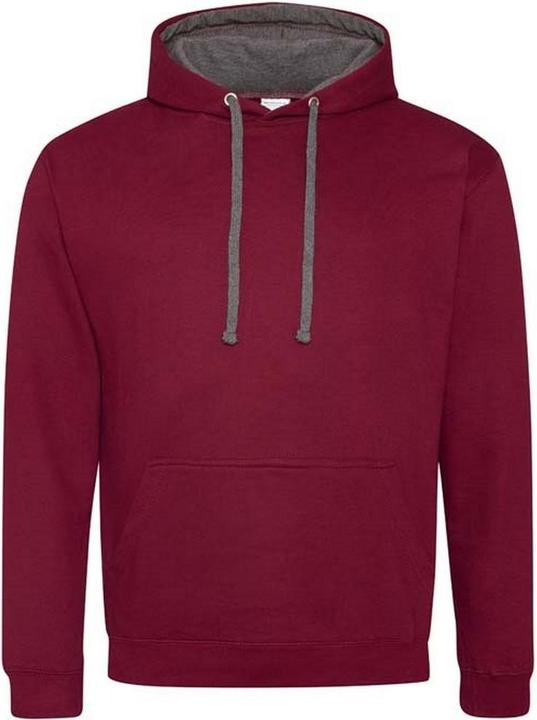 Burgunderrot, Holzkohle meliert