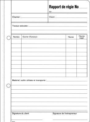 Produktbild Favorit Rapport Regie A5x2 weiss mit Kohlepapier (50 x)