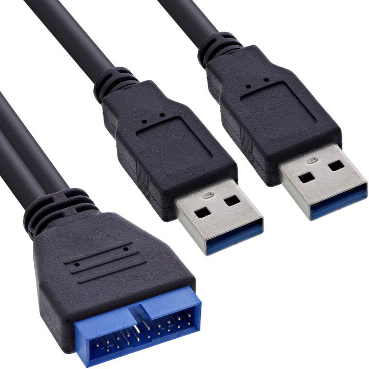 Image du produit InLine Câble adaptateur USB 3.0 (0.40 m)