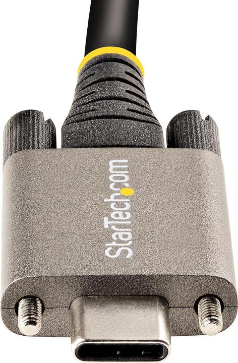Produktbild StarTech .com 3ft 1m Side Screw Locking USB C Cable 10Gbps, USB 3.1/3.2 Gen 2 Type-C Cable, 100W (5A) Power D (1 m, USB 3.2 Gen 2)