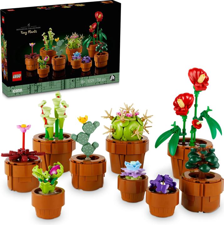 Immagine prodotto LEGO Mini piante (10329, LEGO Icons, LEGO Botanical)