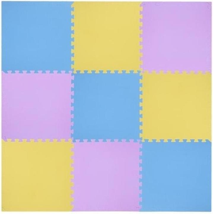 Actual product image One Fitness Mata ochronna MP10 180 cm x 180 cm x 1 cm wielokolorowa (10 mm)