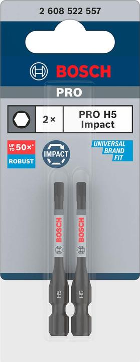 Actual product image Bosch Professional Zubehör PRO Hex Impact Bit (Hexagonal)