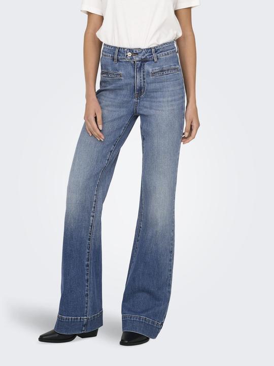 Image du produit Only ONLJUICY Hohe Taille Weiter Beinschnitt Jeans Jeans mit weitem Bein (W33/L32)