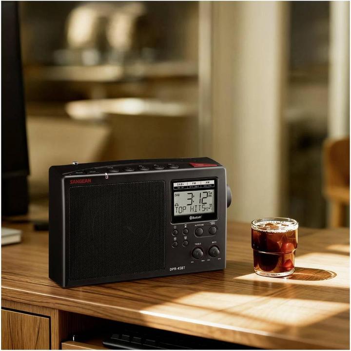 Actual product image Sangean DAB+ AM FM Bluetooth Radio (AM, DAB+, FM, Bluetooth)