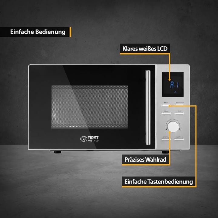 Actual product image TZS First Austria 2-in-1 microwave with grill (20 l)