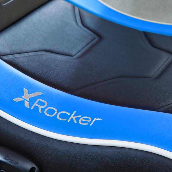 Actual product image X Rocker Shadow 2.0 Stereo Audio Gaming Floor Rocker Blue